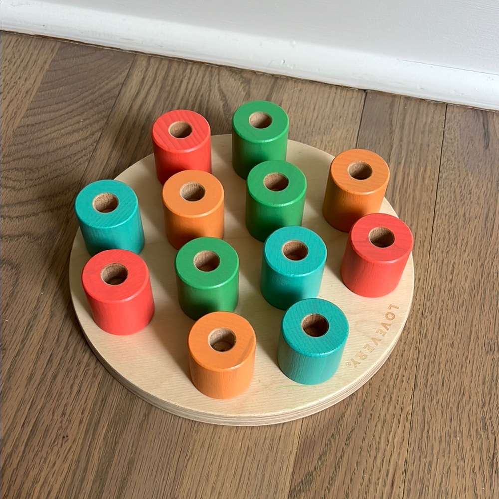 Wooden Peg Board by Lovevery